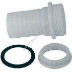 KRÓCIEC PVC 1 1/2" X38 Z NAKRĘTKĄ