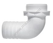 KOLANO PVC 1 1/2'' X 38 MM, KĄT 90 STOPNI